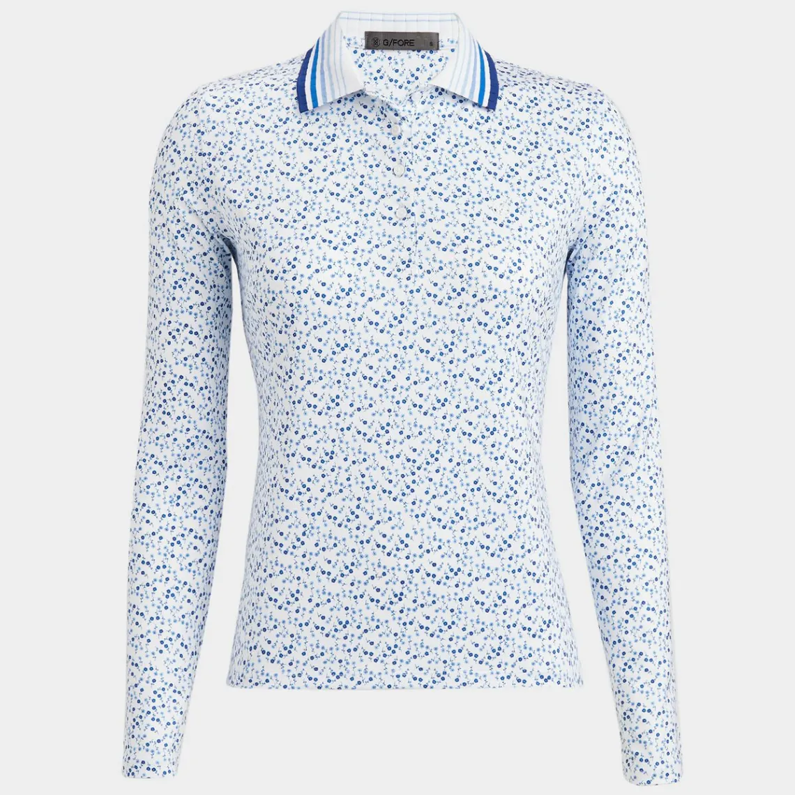 Polos-G/FORE Aye Poppy Tech Jersey Long Sleeve Polo