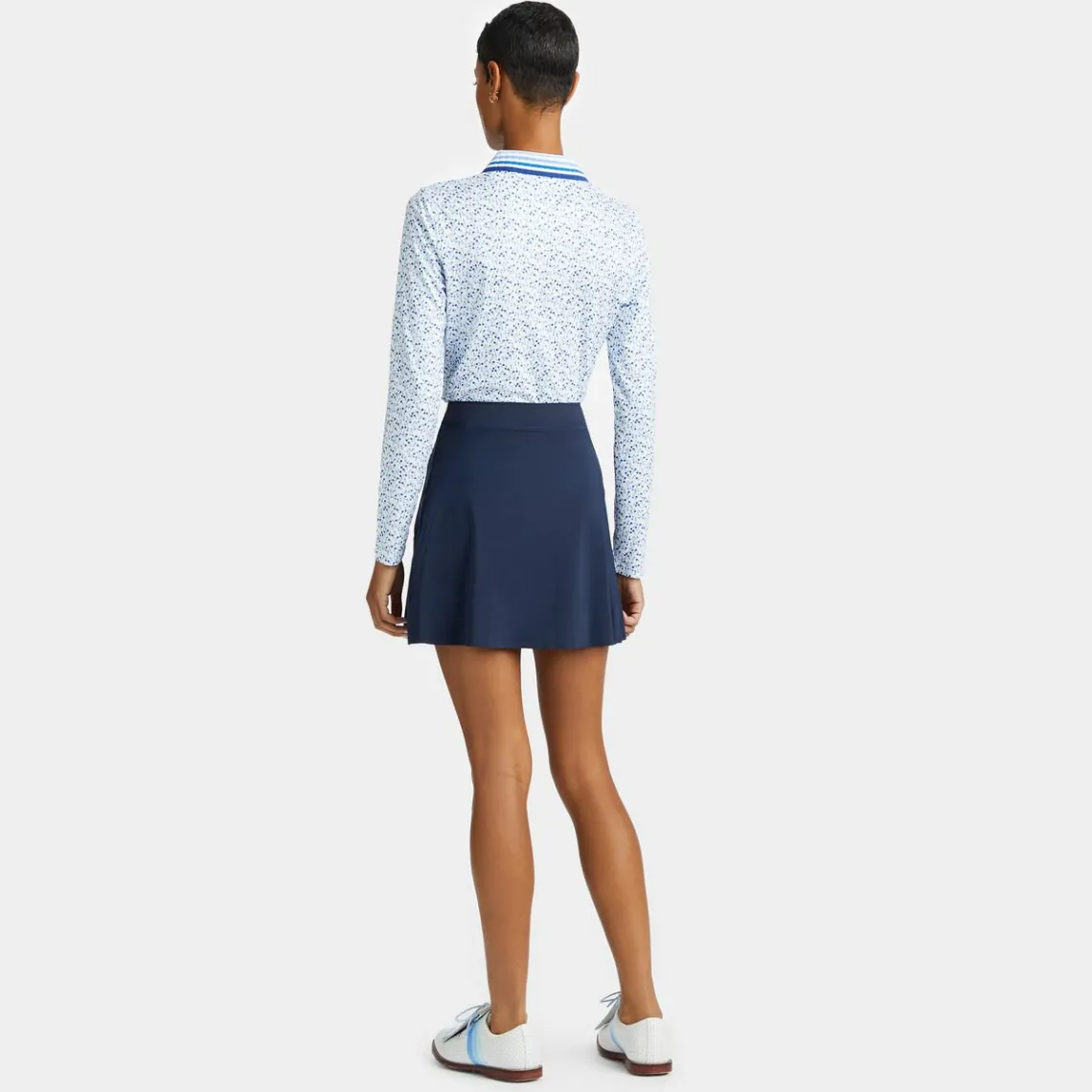 Polos-G/FORE Aye Poppy Tech Jersey Long Sleeve Polo