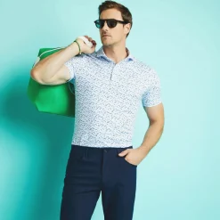 Polos & Shirts-G/FORE Aye Poppy Tech Jersey Modern Spread Collar Polo
