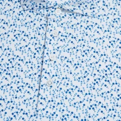 Polos & Shirts-G/FORE Aye Poppy Tech Jersey Modern Spread Collar Polo