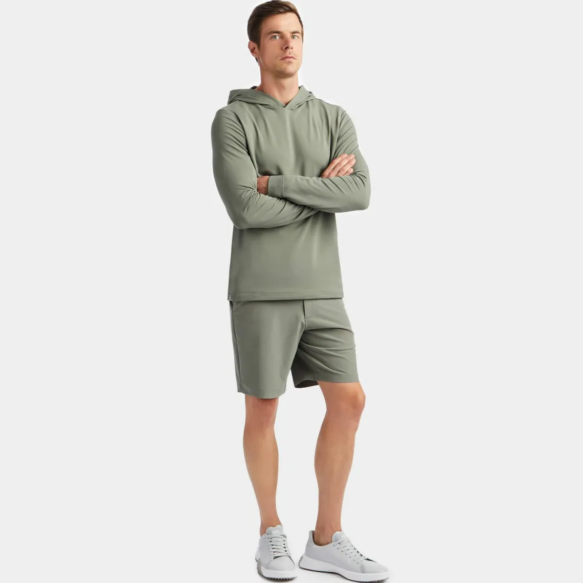 Mid Layers-G/FORE Brushed Back Tech Hoodie