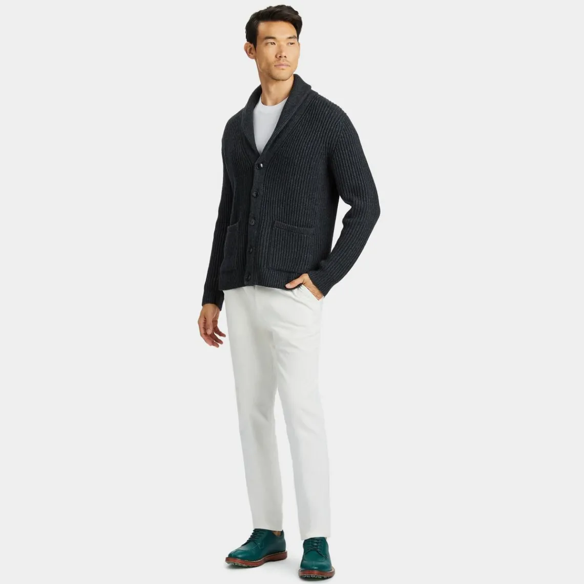 Sweaters-G/FORE Cashmere Blend Shawl Collar Cardigan