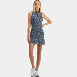 Polos-G/FORE Cherry Blossom Silky Tech Nylon Sleeveless Polo