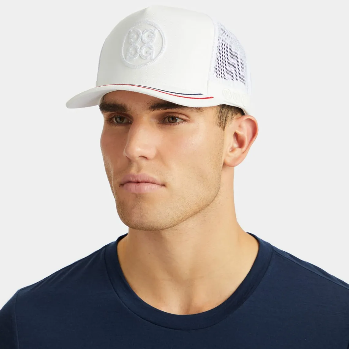 Hats-G/FORE Circle G's Soutache Cotton Twill Trucker Hat