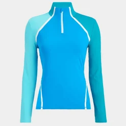 Mid Layers-G/FORE Colour Block Silky Tech Quarter Zip Pullover