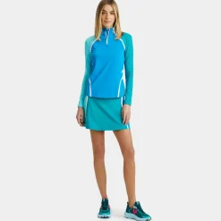 Mid Layers-G/FORE Colour Block Silky Tech Quarter Zip Pullover