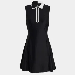 Skorts & Dresses-G/FORE Contrast Collar Tech Nylon Quarter Zip Dress