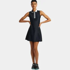 Skorts & Dresses-G/FORE Contrast Collar Tech Nylon Quarter Zip Dress