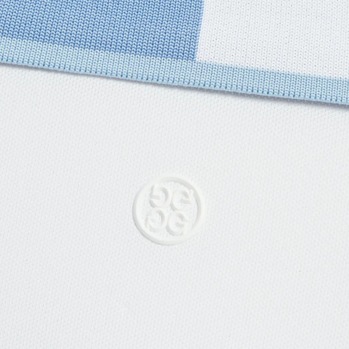 Polos-G/FORE Contrast Quarter Zip Tech Pique Polo