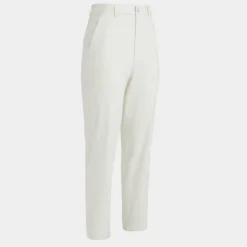Pants-G/FORE Cotton Twill High Rise Straight Tapered Leg Trouser