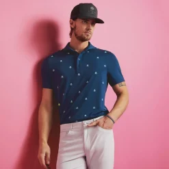 Polos & Shirts-G/FORE Embroidered Skull & Tees Tech Jersey Modern Spread Collar Polo