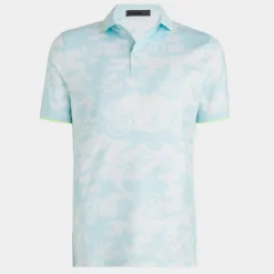 Polos & Shirts-G/FORE Exploded Camo Tech Jersey Modern Spread Collar Banded Sleeve Polo