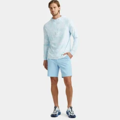 Mid Layers-G/FORE Exploded Icon Camo Hooded Luxe Quarter Zip Mid Layer