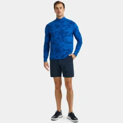 Mid Layers-G/FORE Exploded Icon Camo Luxe Quarter Zip Mid Layer