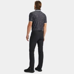 Polos & Shirts-G/FORE Script Stripe Tech Pique Banded Sleeve Polo