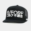 Hats-G/FORE J4 Cotton Twill Tall Trucker Hat