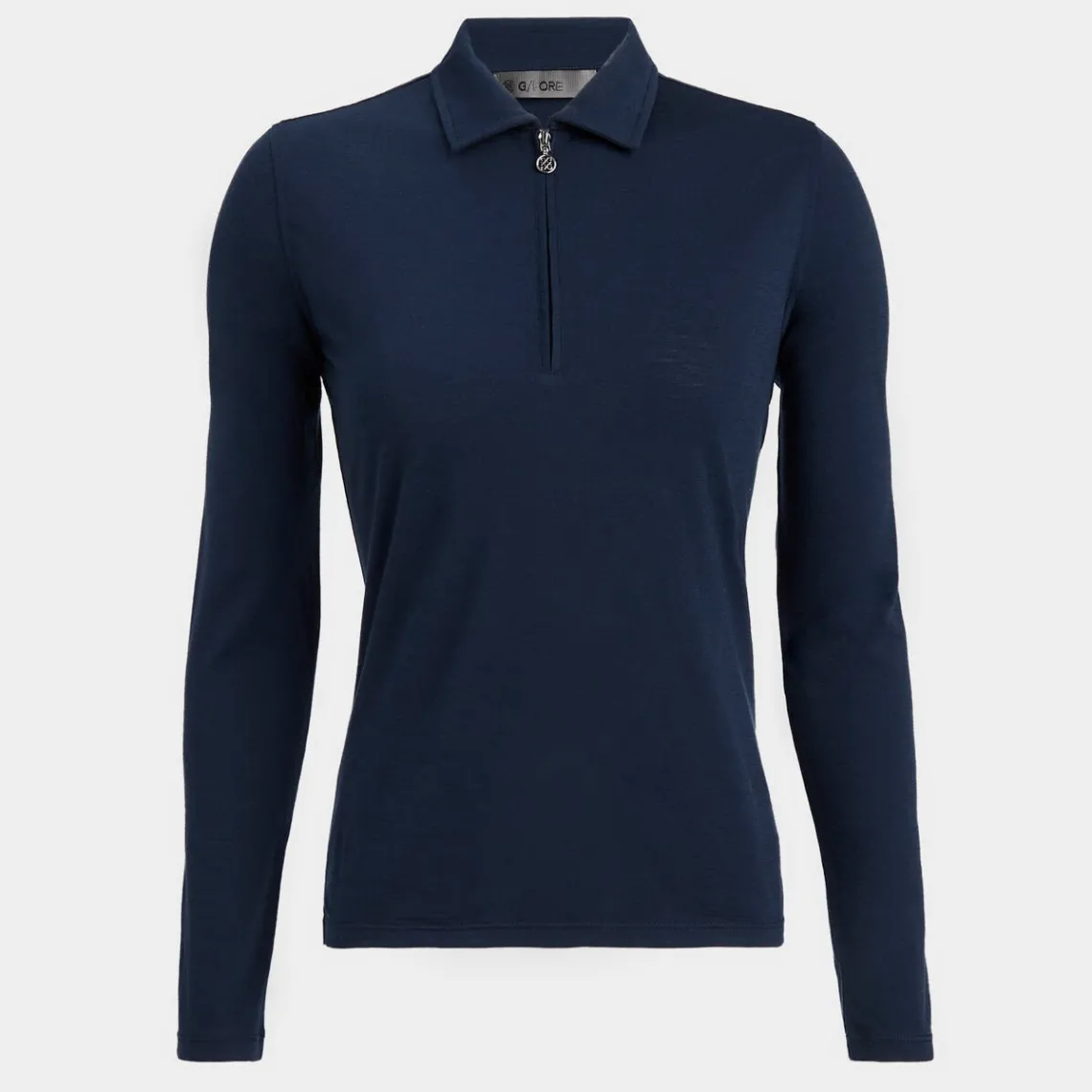 Polos-G/FORE Lightweight Tech Performance Fine Wool Long Sleeve Polo