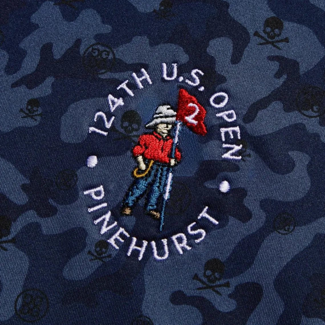 Polos & Shirts-G/FORE Limited Edition 2024 U.S. Open Mapped Icon Camo Tech Jersey Polo