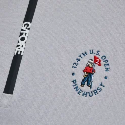 Mid Layers-G/FORE Limited Edition 2024 U.S. Open Brushed Back Tech Quarter Zip Pullover