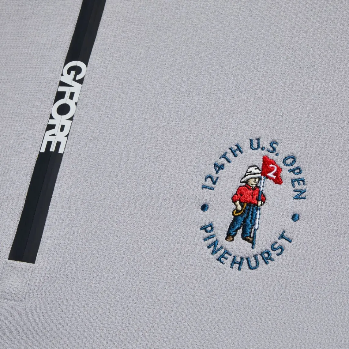 Mid Layers-G/FORE Limited Edition 2024 U.S. Open Brushed Back Tech Quarter Zip Pullover