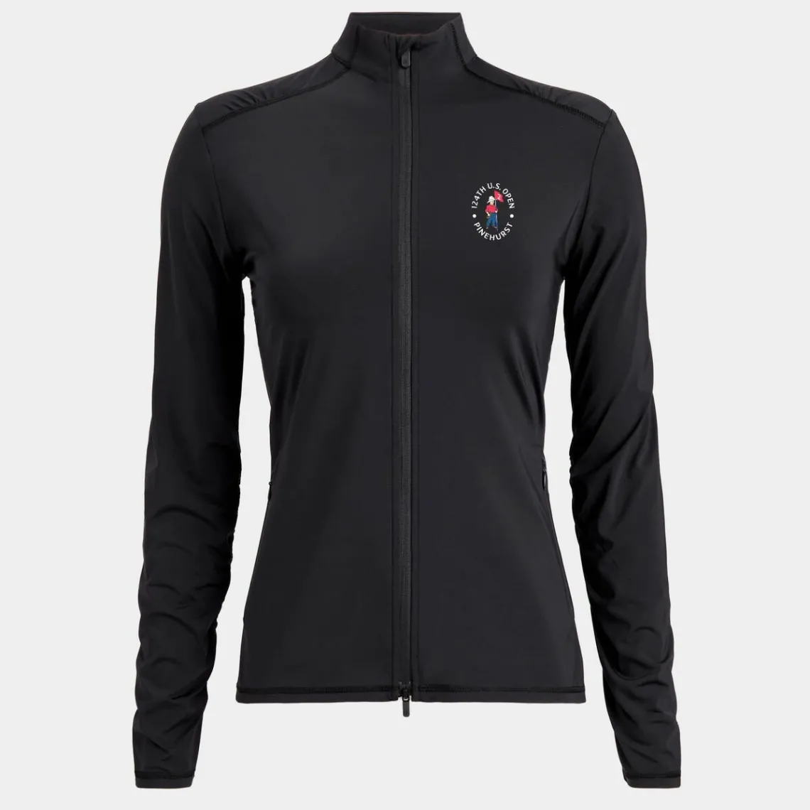 Mid Layers-G/FORE Limited Edition 2024 U.S. Open Silky Tech Nylon Ruched Mid Layer