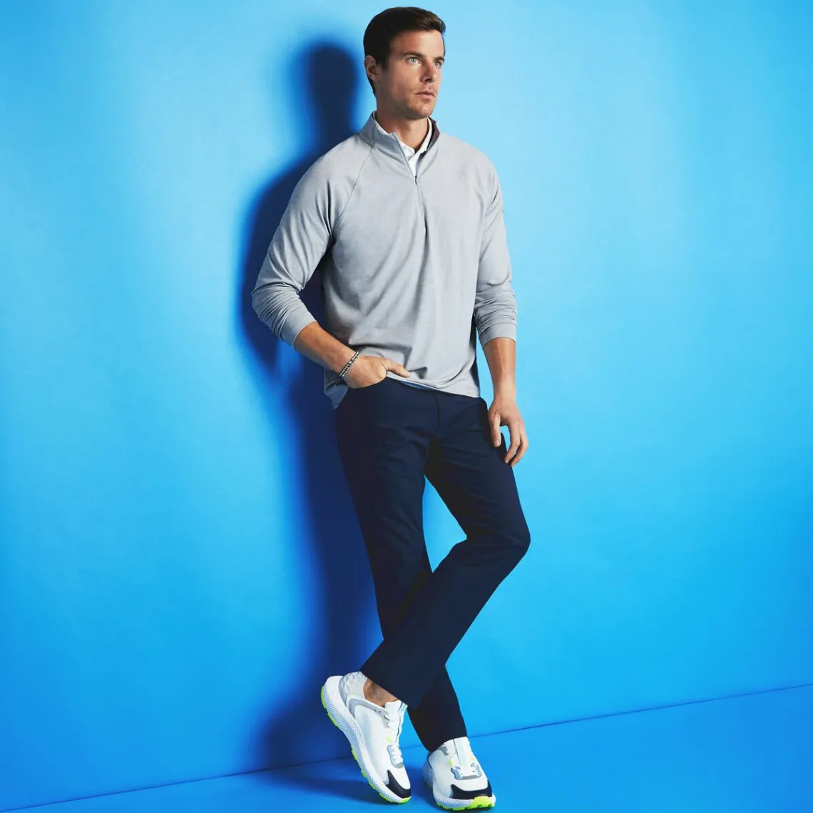 Mid Layers-G/FORE Luxe Quarter Zip Mid Layer