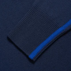 Sweaters-G/FORE Merino Wool Contrast Stripe Turtleneck Sweater