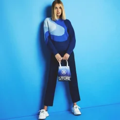 Sweaters-G/FORE Merino Wool Gradient Jacquard Crewneck Sweater