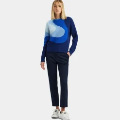 Sweaters-G/FORE Merino Wool Gradient Jacquard Crewneck Sweater