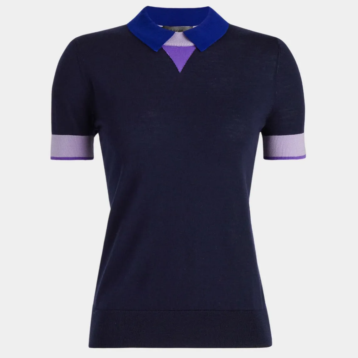 Sweaters-G/FORE Merino Wool Layered Short Sleeve Sweater Polo