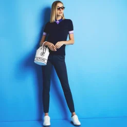 Sweaters-G/FORE Merino Wool Layered Short Sleeve Sweater Polo