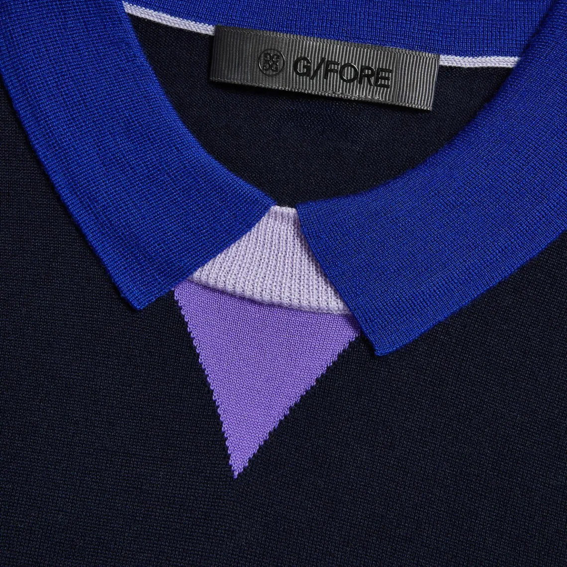 Sweaters-G/FORE Merino Wool Layered Short Sleeve Sweater Polo