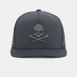 Hats-G/FORE Monochrome Skull & Tees Interlock Knit Tall Trucker Hat