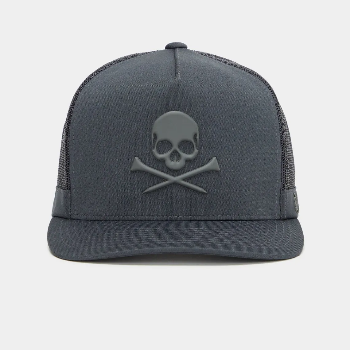 Hats-G/FORE Monochrome Skull & Tees Interlock Knit Tall Trucker Hat