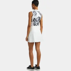 Polos-G/FORE Photo Floral Tech Jersey Sleeveless Polo