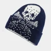 Hats-G/FORE Pixelated Skull & Tees Cashmere Merino Wool Beanie
