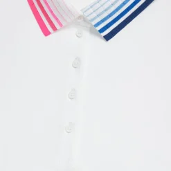 Polos-G/FORE Pleated Contrast Collar Silky Tech Nylon Polo