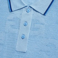 Sweaters-G/FORE Pointelle Merino Wool Blend Short Sleeve Sweater