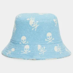 Hats-G/FORE Reversible Intarsia Skull & Tees Woven Bucket Hat