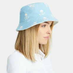 Hats-G/FORE Reversible Intarsia Skull & Tees Woven Bucket Hat