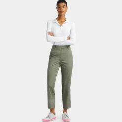 Polos-G/FORE Ribbed Tech Nylon Long Sleeve Polo