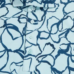 Polos & Shirts-G/FORE Sketch Floral Tech Pique Polo