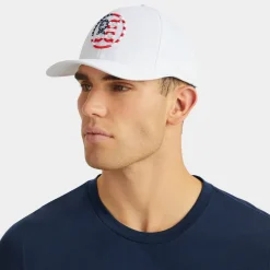 Hats-G/FORE Skulls & Stripes Stretch Twill Snapback Hat