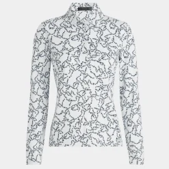 Polos-G/FORE Star Dust Tech Jersey Long Sleeve Polo