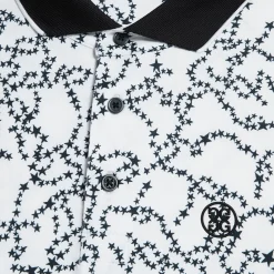 Polos & Shirts-G/FORE Star Dust Tech Jersey Modern Spread Collar Banded Sleeve Polo