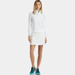 Mid Layers-G/FORE Sun Shield Silky Tech Nylon Quarter Zip Layer