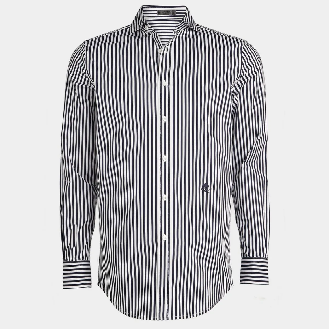 Polos & Shirts-G/FORE Vertical Stripe Stretch Ice Woven Modern Spread Collar Shirt