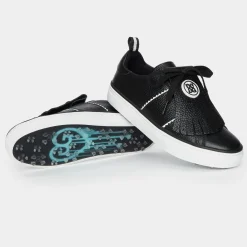 Golf Shoes-G/FORE Women's Durf Pebble Leather Kiltie Golf Shoe