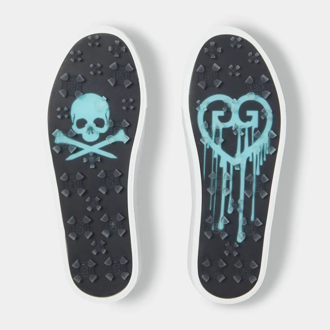 Golf Shoes-G/FORE Women's Durf Pebble Leather Kiltie Golf Shoe