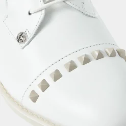 Gallivanter-G/FORE Women's Gallivanter Pebble Leather Stud Cap Toe Golf Shoe